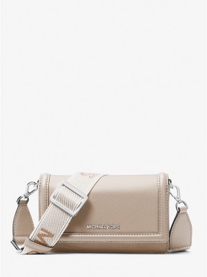 Torba Crossbody Damskie Michael Kors Jet Set Small Nylon Smartphone Głęboka | PL1101FDD